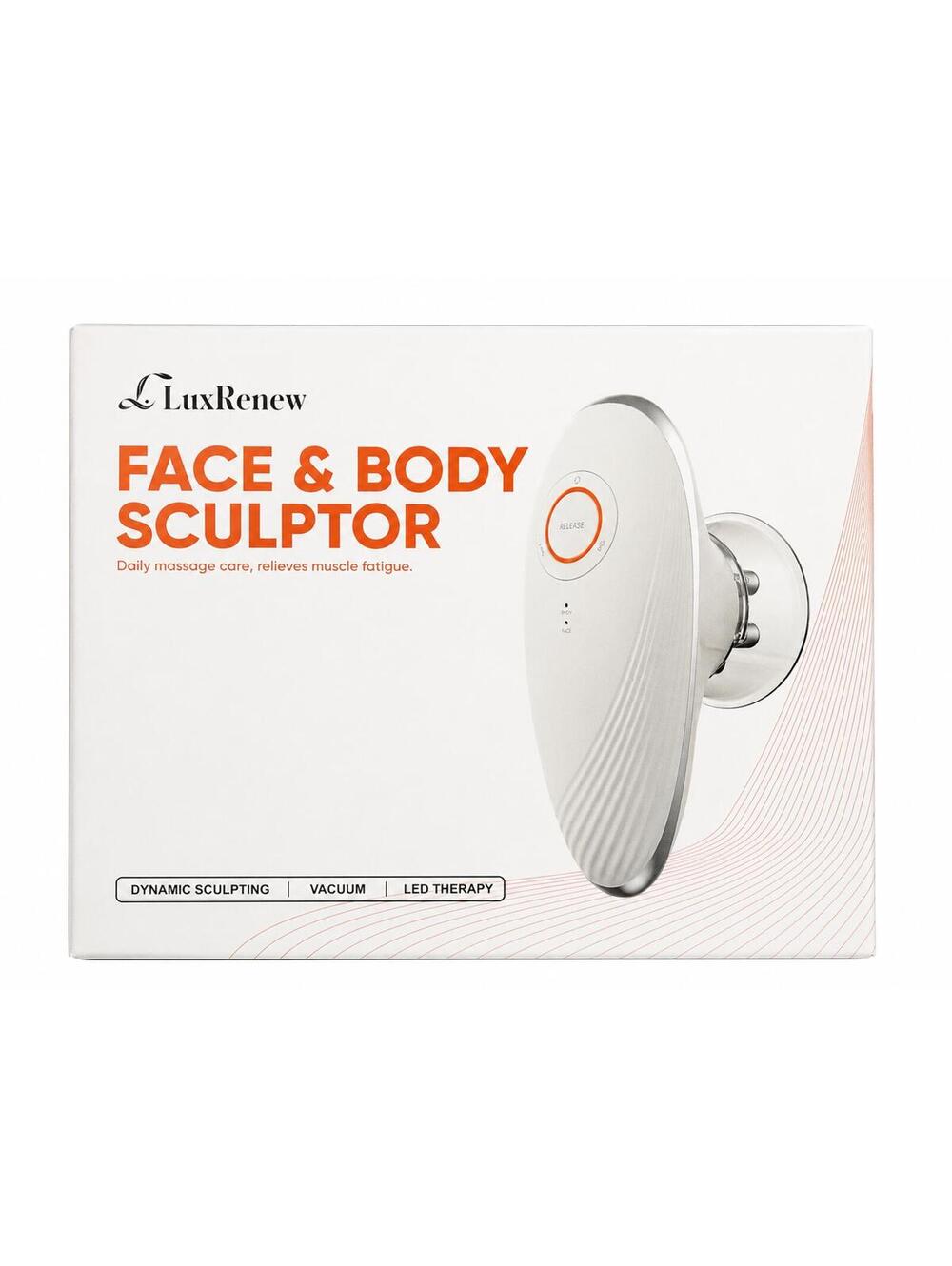 LuxRenew Face & Body Sculptor with Vacuum & LED Therapy | NIB